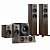 Dynaudio set 5.1 (Evoke 30) walnut wood