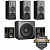 MK Sound set 5.1 (LCR750) black