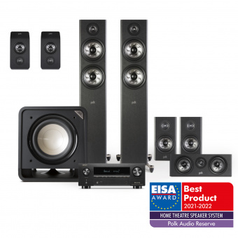 Polk Audio Reserve R600 Gold System with Denon