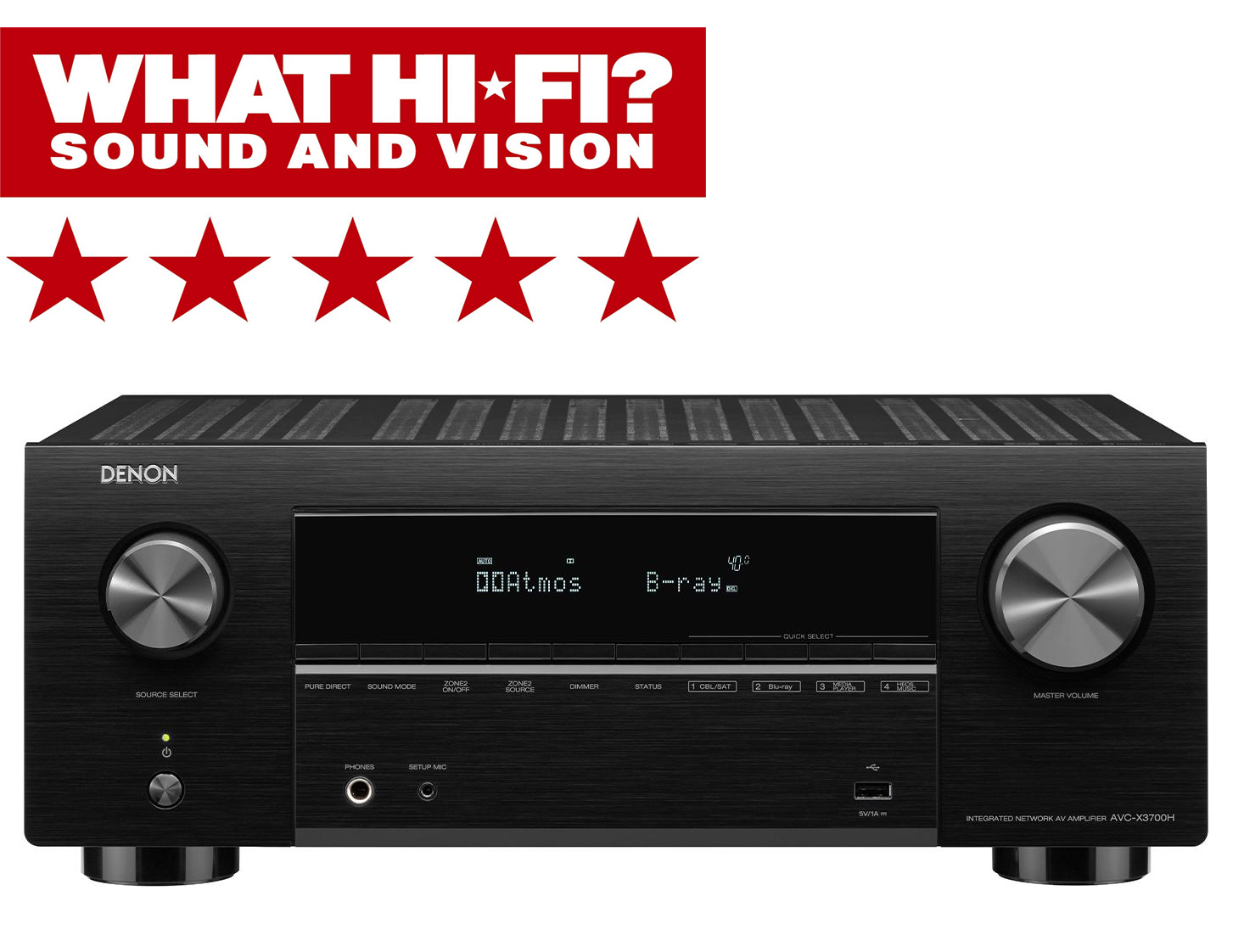 Denon AVC-X3700 – лучший в тестах журнала WhatHiFi?