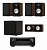 Monitor Audio Bronze 50 walnut set 5.1+Denon