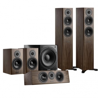 Dynaudio set 5.1 (Evoke 30) walnut wood