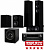 Wharfedale Diamond set 5.1 (12.3) black+Denon AVR-X2800H
