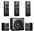 MK Sound set 5.1 (M70) black