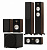 Monitor Audio Bronze 300 set 5.1 walnut