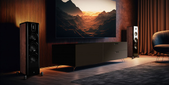 Quad REVELA 2 (High Gloss Walnut/Black) 