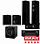 Wharfedale Diamond set 5.1 (12.4) black+Denon AVR-X2800H