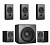 MK Sound set 5.1 (M50) black