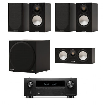 Monitor Audio Bronze 50 black set 5.1+Denon